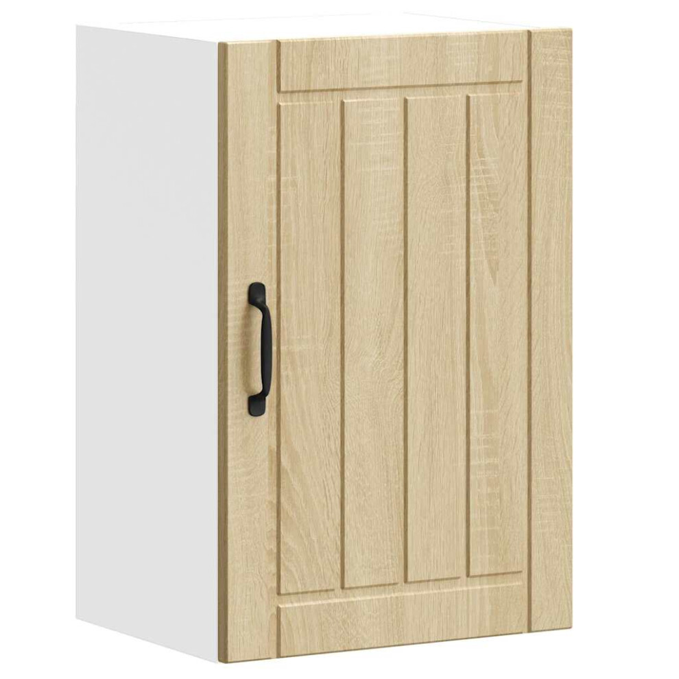 Vidaxl (Sonoma Oak, 1 Pcs) Oven Cabinets Kitchen Cabinet Oven Unit 2 Pcs Kalmar Engineered Wood