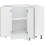 VidaXL vidaXL Küchen-Eckunterschrank Lucca Räuchereiche Holzwerkstoff 6