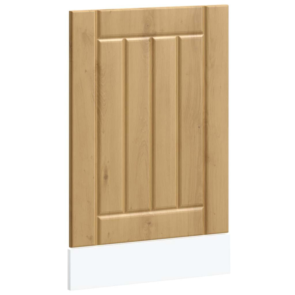 Vidaxl (Artisan Oak, 1 Pcs) Oven Cabinets Kitchen Cabinet Oven Unit 2 Pcs Kalmar Engineered Wood
