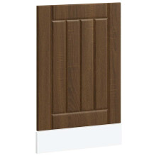 (brown oak, 1 pcs) vidaXL Oven Cabinets Kitchen Cabinet Oven Unit 2 pcs Kalmar Engineered Wood