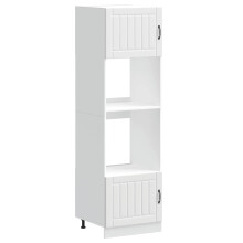 (white, 2 pcs) vidaXL Oven Cabinets Kitchen Cabinet Oven Unit 2 pcs Kalmar Engineered Wood