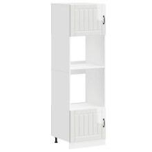 (high gloss white, 2 pcs) vidaXL Oven Cabinets Kitchen Cabinet Oven Unit 2 pcs Kalmar Engineered Wood