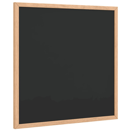 VidaXL vidaXL Chalkboard with Solid Pine Wood Frame Black 40x40 cm blackboard 1