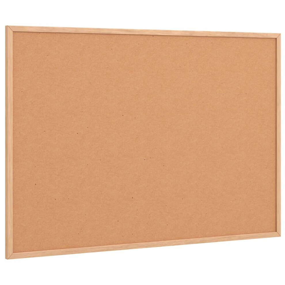 Vidaxl (Cork Board, 80 X 55 Cm) Magnetic Whiteboard With Solid Pine Wood Frame