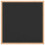 VidaXL vidaXL Chalkboard with Solid Pine Wood Frame Black 40x40 cm blackboard 3