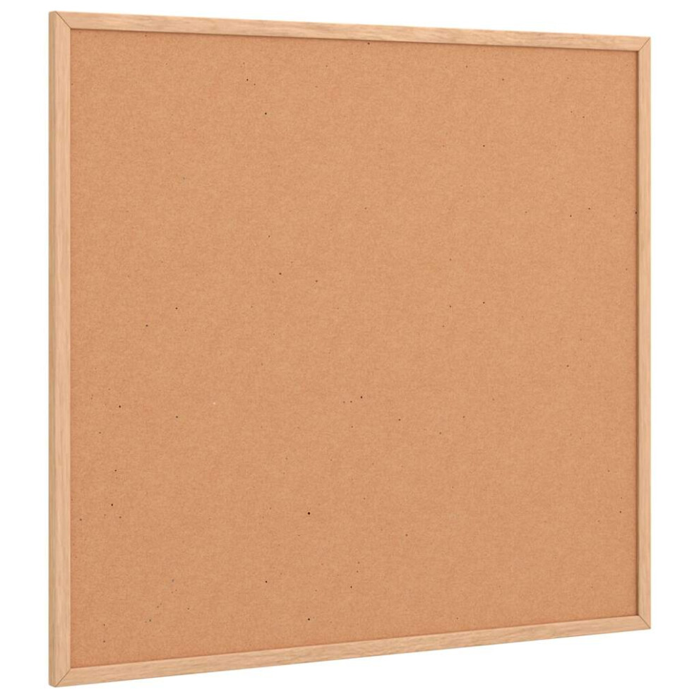 Vidaxl (Cork Board, 60 X 55 Cm) Magnetic Whiteboard With Solid Pine Wood Frame
