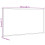 VidaXL (chalkboard, 100 x 55 cm) vidaXL Magnetic Whiteboard with Solid Pine Wood Frame 7