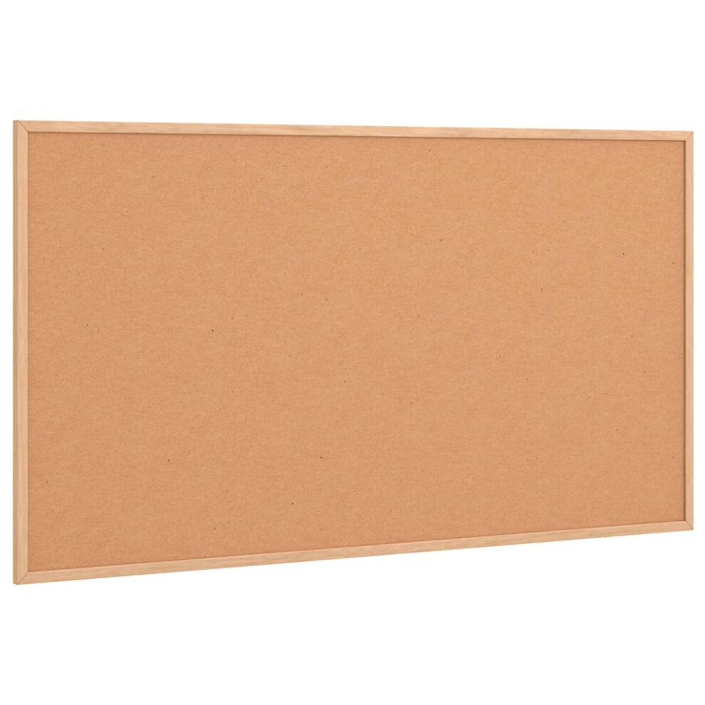 New Vidaxl (Cork Board, 100 X 55 Cm) Magnetic Whiteboard With Solid Pine Wood Frame