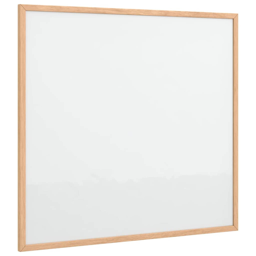 Vidaxl (Whiteboard, 60 X 55 Cm) Magnetic Whiteboard With Solid Pine Wood Frame