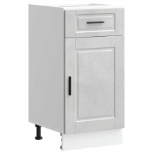 (concrete grey, 1 pcs) vidaXL Oven Cabinet Kitchen Cabinet Oven Unit Oven Base Unit Engineered Wood