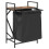 VidaXL (smoked oak) vidaXL Laundry Basket 1 Compartment with Shelf laundry hamper 5