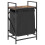 VidaXL (smoked oak) vidaXL Laundry Basket 1 Compartment with Shelf laundry hamper 2
