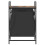 VidaXL (smoked oak) vidaXL Laundry Basket 1 Compartment with Shelf laundry hamper 6