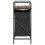 VidaXL (smoked oak) vidaXL Laundry Basket 1 Compartment with Shelf laundry hamper 7