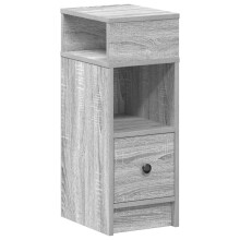 (grey sonoma, 1 pcs) vidaXL Bedside Cabinets with Drawer Nightstand Bed Side Table Side Cabinet