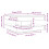 VidaXL (white, 70 x 70 x 34.5 cm) vidaXL Coffee Table 360-Degree Rotatable Hallway End Table Tea Side Table 4