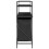 VidaXL (black oak) vidaXL Laundry Basket 3 Compartments with Shelves laundry hamper 7