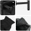 VidaXL (black oak) vidaXL Laundry Basket 3 Compartments with Shelves laundry hamper 11