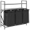 VidaXL (grey sonoma) vidaXL Laundry Basket 3 Compartments with Shelves laundry hamper 5