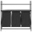 VidaXL (grey sonoma) vidaXL Laundry Basket 3 Compartments with Shelves laundry hamper 6