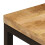 VidaXL vidaXL Coffee Table Solid Mango Wood and Steel Tea Accent Side Telephone Stand 6