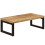 VidaXL vidaXL Coffee Table Solid Mango Wood and Steel Tea Accent Side Telephone Stand 10
