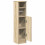 VidaXL (sonoma oak) vidaXL Bathroom Cabinet with Roll Holder Storage Unit Vanity Unit 5