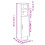 VidaXL (sonoma oak) vidaXL Bathroom Cabinet with Roll Holder Storage Unit Vanity Unit 4