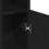 VidaXL (black) vidaXL Bathroom Cabinet with Roll Holder Storage Unit Vanity Unit 10