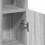 VidaXL (grey sonoma) vidaXL Bathroom Cabinet with Roll Holder Storage Unit Vanity Unit 10
