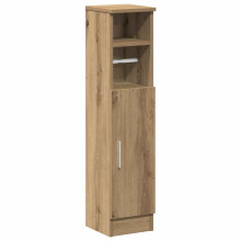 (artisan oak) vidaXL Bathroom Cabinet with Roll Holder Storage Unit Vanity Unit