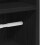 VidaXL (black) vidaXL Bathroom Cabinet with Roll Holder Storage Unit Vanity Unit 9