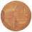 VidaXL vidaXL Solid Teak Wood Table Top Round 2.5 cm 40 cm Replacement Table Top 1