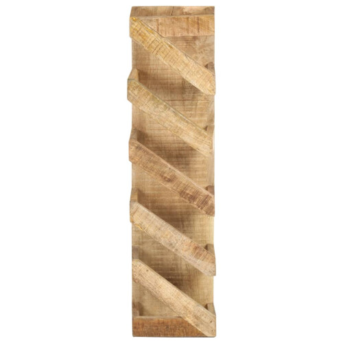 VidaXL vidaXL Solid Mango Wood Wine Rack for 5 Bottles Bottle Holder Wall Mounted 1