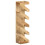 VidaXL vidaXL Solid Mango Wood Wine Rack for 5 Bottles Bottle Holder Wall Mounted 1
