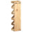 VidaXL vidaXL Solid Mango Wood Wine Rack for 5 Bottles Bottle Holder Wall Mounted 3