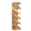 VidaXL vidaXL Solid Mango Wood Wine Rack for 5 Bottles Bottle Holder Wall Mounted 8