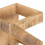 VidaXL vidaXL Solid Mango Wood Wine Rack for 5 Bottles Bottle Holder Wall Mounted 6