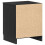 VidaXL (black, 2 pcs) vidaXL Bedside Cabinet with 2 Drawers Nightstand Bed Side Table 8