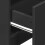 VidaXL (black, 2 pcs) vidaXL Bedside Cabinet with 2 Drawers Nightstand Bed Side Table 9