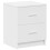 VidaXL (white, 2 pcs) vidaXL Bedside Cabinet with 2 Drawers Nightstand Bed Side Table 6