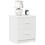 VidaXL (white, 2 pcs) vidaXL Bedside Cabinet with 2 Drawers Nightstand Bed Side Table 3