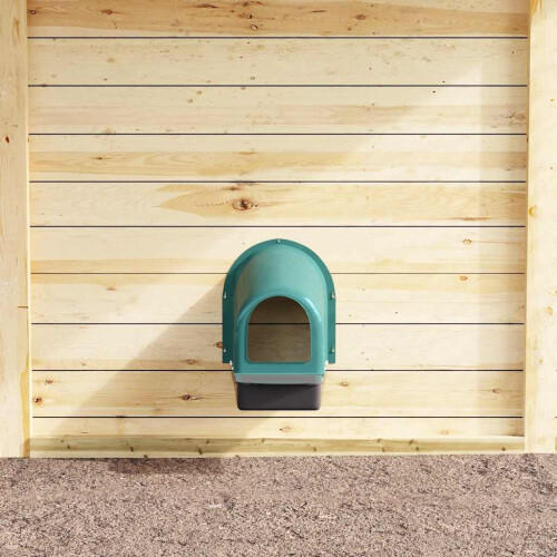 VidaXL vidaXL Chicken Nesting Boxes 4 pcs Wall-Mounted Dark Green Plastic 2