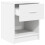 VidaXL (white, 2 pcs) vidaXL Bedside Cabinets 2 pcs with Drawer Nightstand Bed Side Table 5