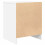 VidaXL (white, 2 pcs) vidaXL Bedside Cabinets 2 pcs with Drawer Nightstand Bed Side Table 7