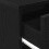 VidaXL (black, 2 pcs) vidaXL Bedside Cabinets 2 pcs with Drawer Nightstand Bed Side Table 8