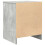VidaXL (concrete grey, 2 pcs) vidaXL Bedside Cabinets 2 pcs with Drawer Nightstand Bed Side Table 7