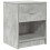 VidaXL (concrete grey, 2 pcs) vidaXL Bedside Cabinets 2 pcs with Drawer Nightstand Bed Side Table 5