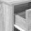 VidaXL (grey sonoma, 2 pcs) vidaXL Bedside Cabinets 2 pcs with Drawer Nightstand Bed Side Table 9