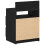 VidaXL vidaXL Nachttisch mit 2 Schubladen Schwarz 40x33x60 cm 6